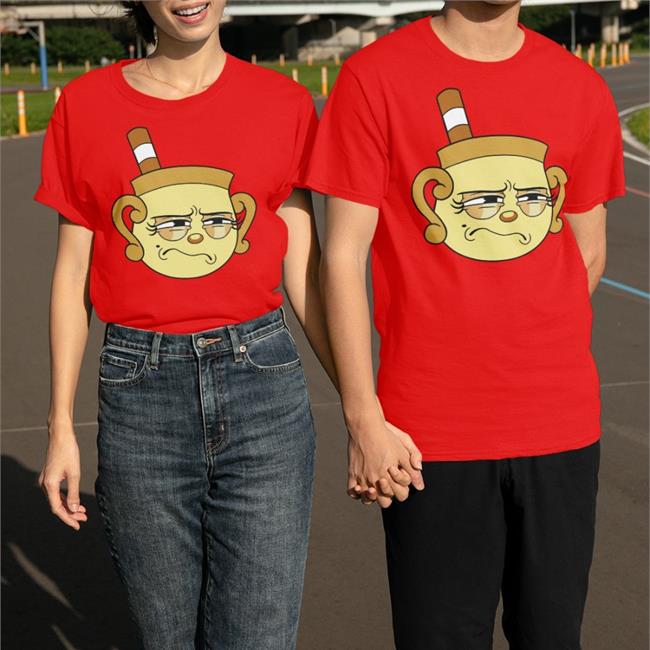 Iam8bit Merch The Cuphead Show Super Extra Comfy Character Shirt Studio Mdhr