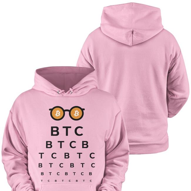 Bitcoin Vision Tee Shirt Vision Test Btc Coincornerdanny Danny Scott