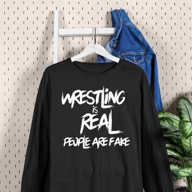 Brittni Sacco Wrestling Is Real People Are Fake Hoodie