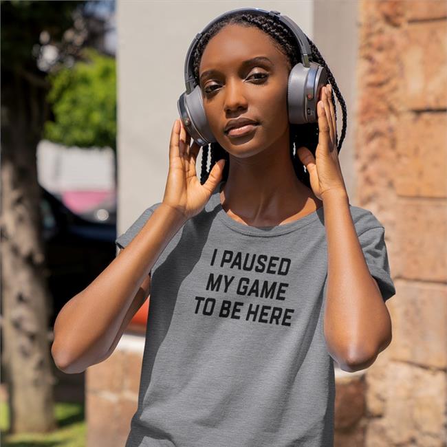 Corn I Paused My Game To Be Here Crewneck Sweatshirt Luhblix