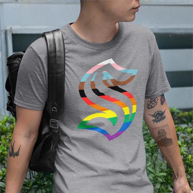 Seattle Hockey Team Store Seattle Kraken Pride Primary LGBTQ Shirt Lexilafleur