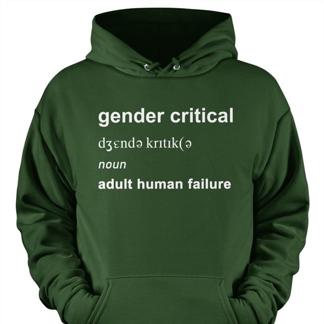 Gender Critical Noun Adult Human Failure Long Sleeve LGBWithTheT AdultHumanFailure