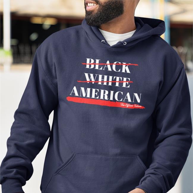 Black White American Shirt The Officer Tatum
