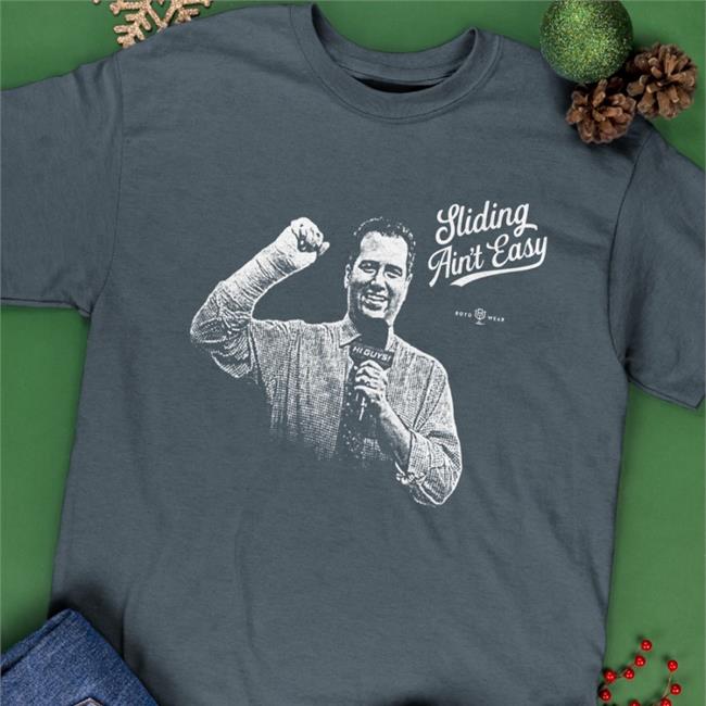 Roto Wear Store Max Muncy Sliding Ain’T Easy Tee Shirt Fabian Ardaya