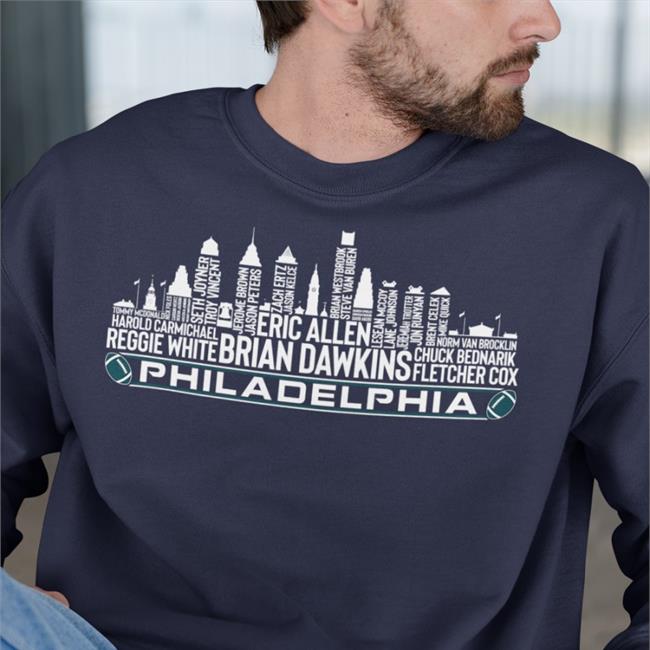 Jalen Hurts Eric Allen Brian Dawkins Philadelphia Long Sleeve T Shirt