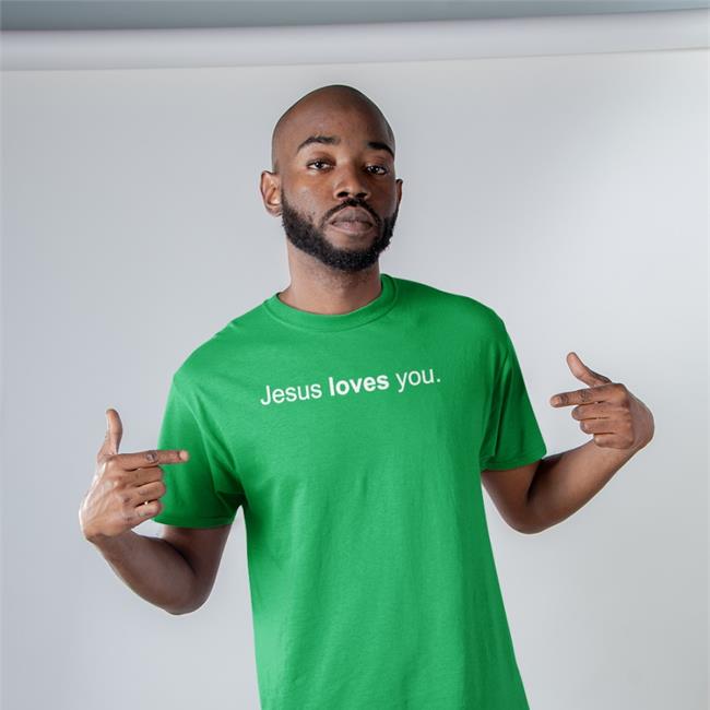 Jesus Loves You Shirt Black