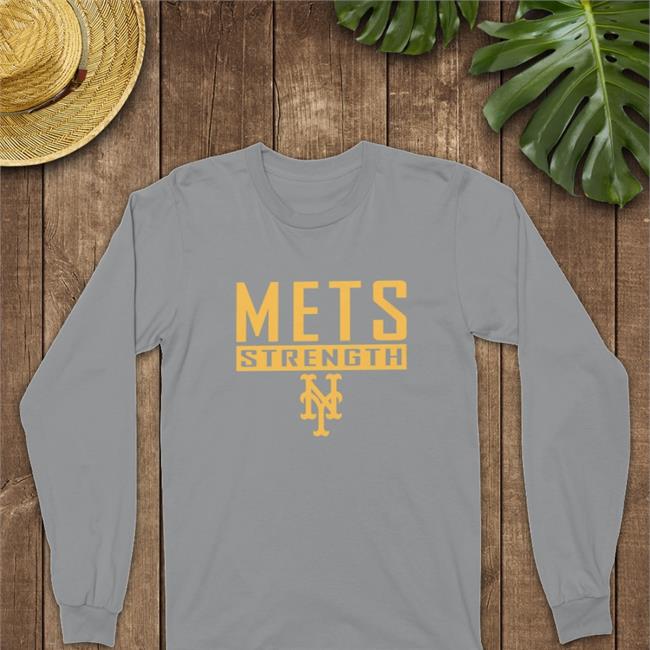 Mets Strength New York Mets T Shirt Grey We Gotta Believe