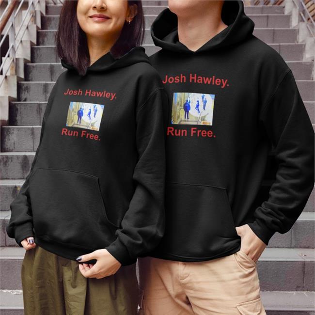 Flexghost Josh Hawley Run Free Hoodies Josh Hawley Merch