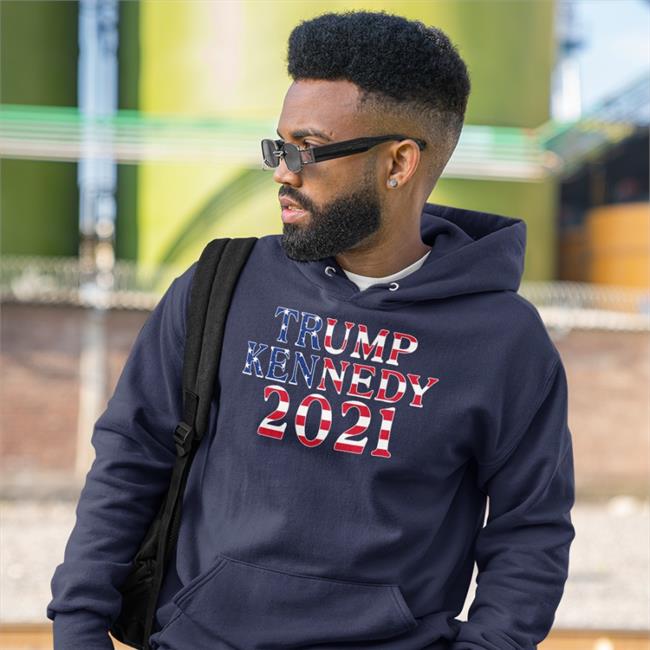 Trump Kennedy American Flag Tee Shirt Jason Selvig