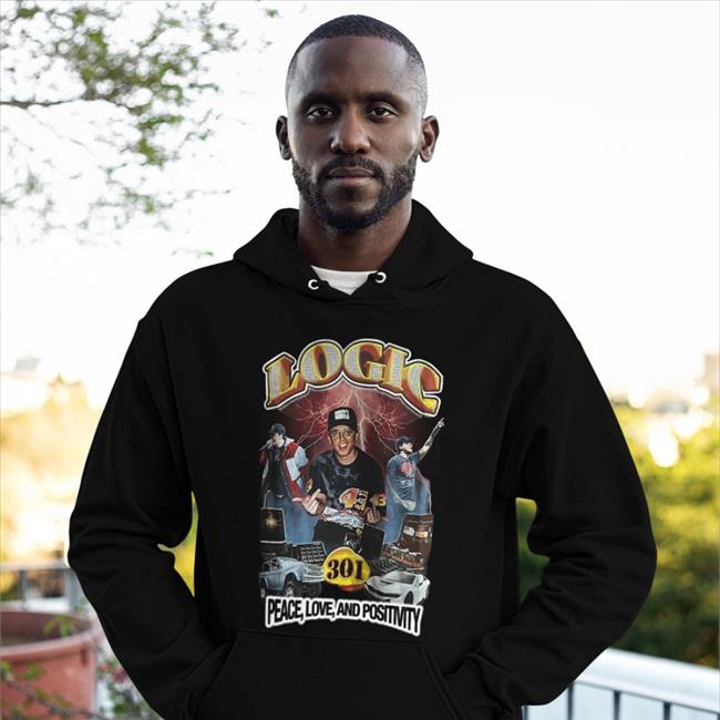 Logic Peace Love And Positivity Shirts Vinyl Richie