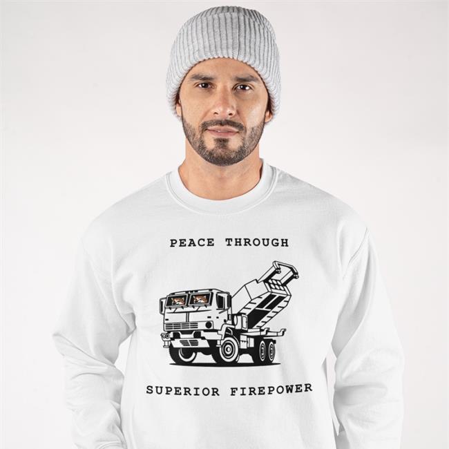 Kama Kamilia Peace Through Superior Firepower Tee Shirt
