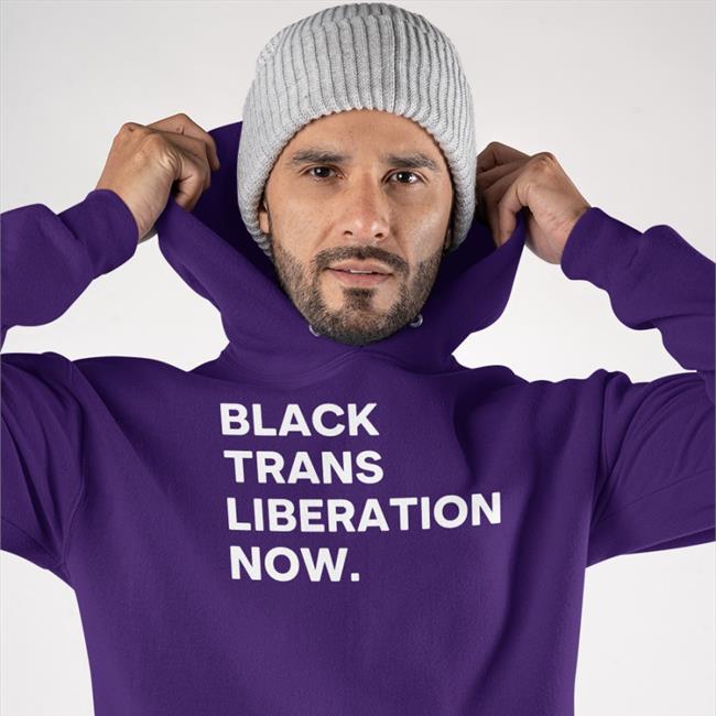 Black Trans Liberty Now Long sleeve T Shirt Michael Aw77