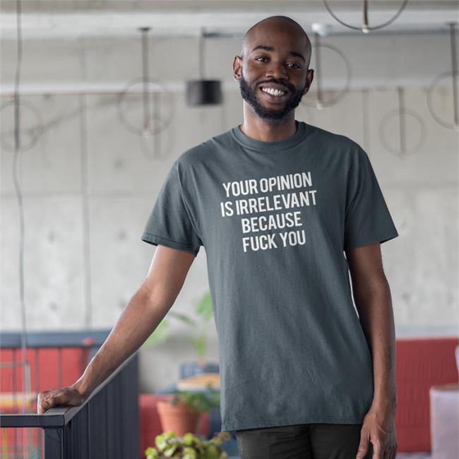 Your Opinion Is Irrelevant Because Fuck You Shirts