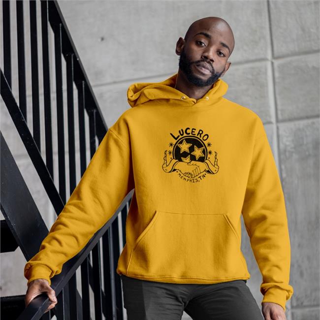 Lucero Merch Rough Handshake Hoodies