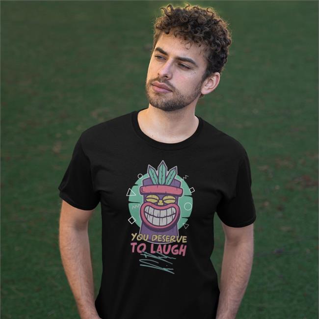 Tiki Supersoft You Deserve To Laugh Tee Shirt Im Brandon Farris Merch Store