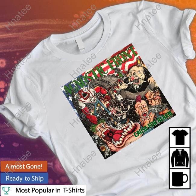 Night Shift Merch Agnostic Front Cause For Alarm Long Sleeve Tee Shirt