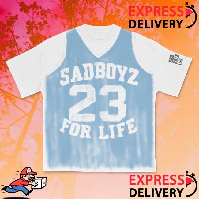 Official Sad Boyz Merch Sad Boyz Sad Boyz Comp Jordan White New Shirt