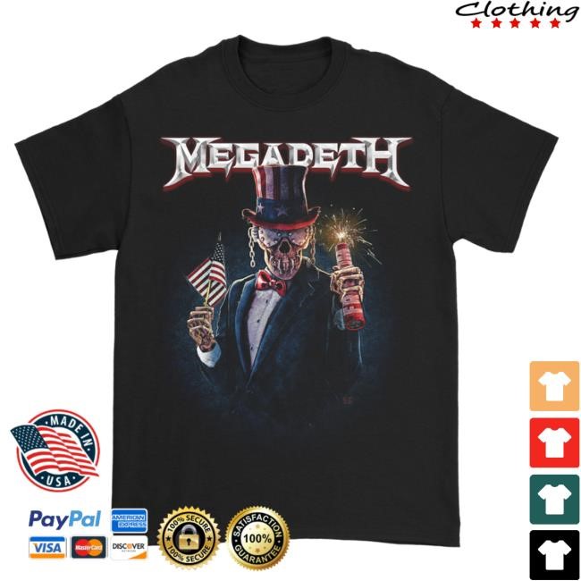 Patriotic Vic Vintage Shirt Official Megadeth Merch Store