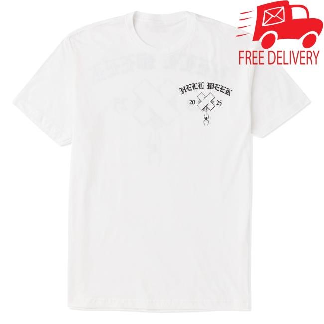 Official Sam And Colby Merch Store Hell Week 2025 Classic Tees White Xplr Shop