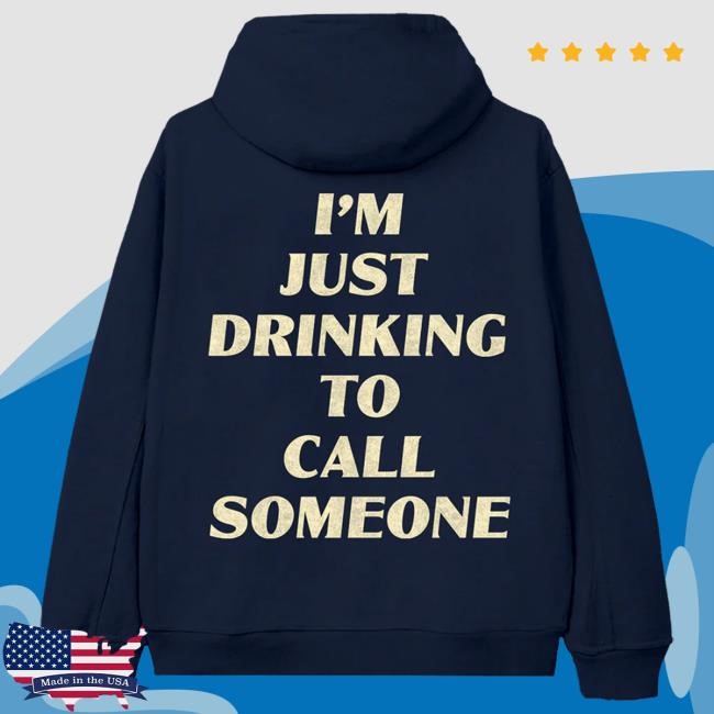 Official Sabrina Carpenter Merch Store Drinking to Call Someone Zip-Up Pullover Hoodie