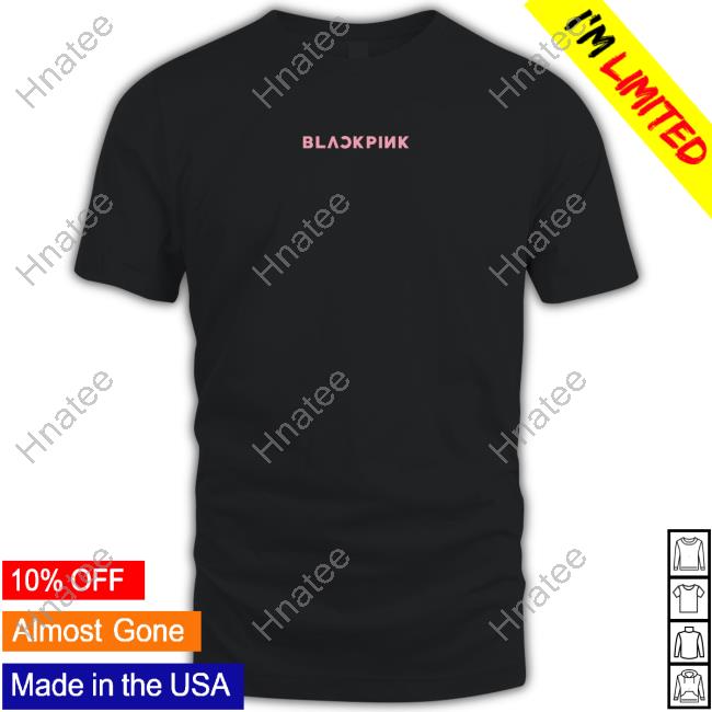 Official Blackpink Shop Blackpink Gothic Names Circle Shirt