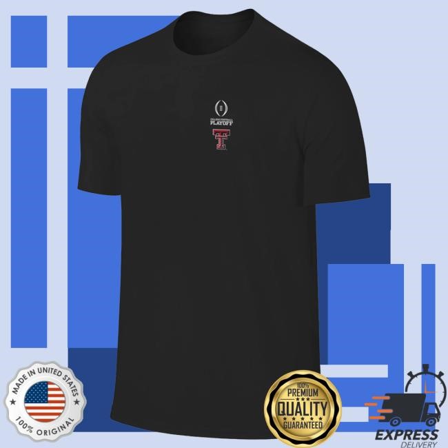 Official Red Raider Outfitter Texas Tech 2025 CFP - Tee- Framed 12 Team - BLACK