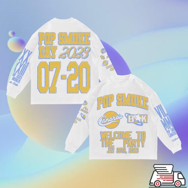 Pop Smoke Official Store Merch 7-20 Icon Top Shirt