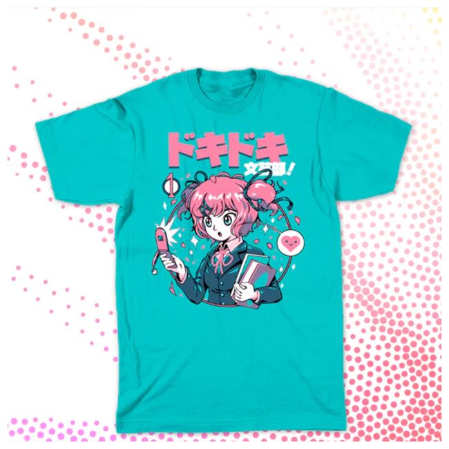 The Yetee Doki Doki Literature Club Natsuki Vol 1 T Shirt