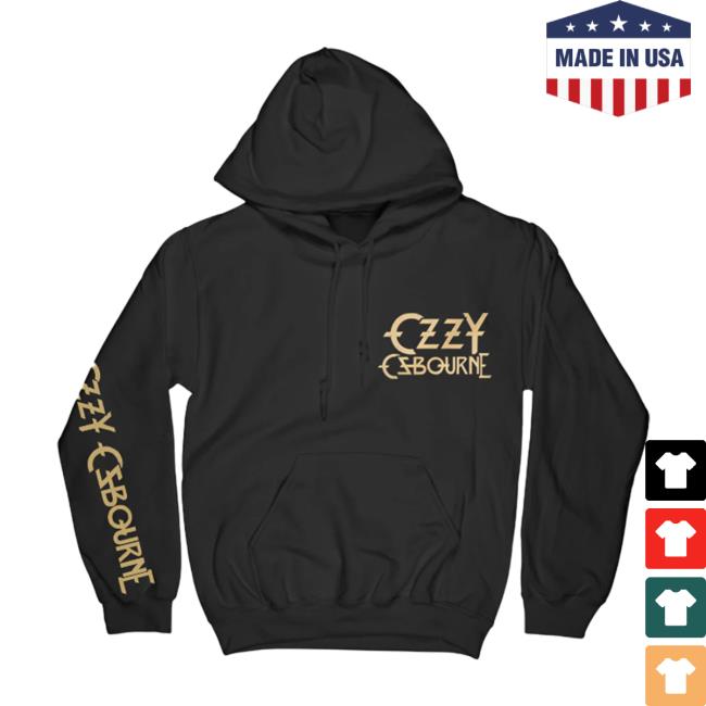 Ozzy Osbourne Merch Store Patient Number 9 Long Sleeve Hoodie