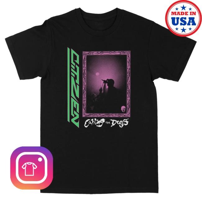 Official Citizen Merch Citizen Band Frame 2024 Tour Shirts