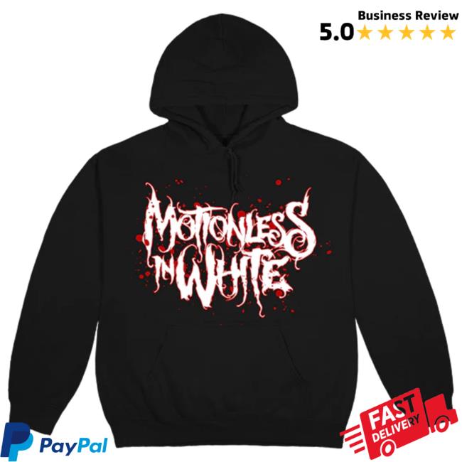 Official Motionless In White Merch Skull Long Sleeve Tee Shirt