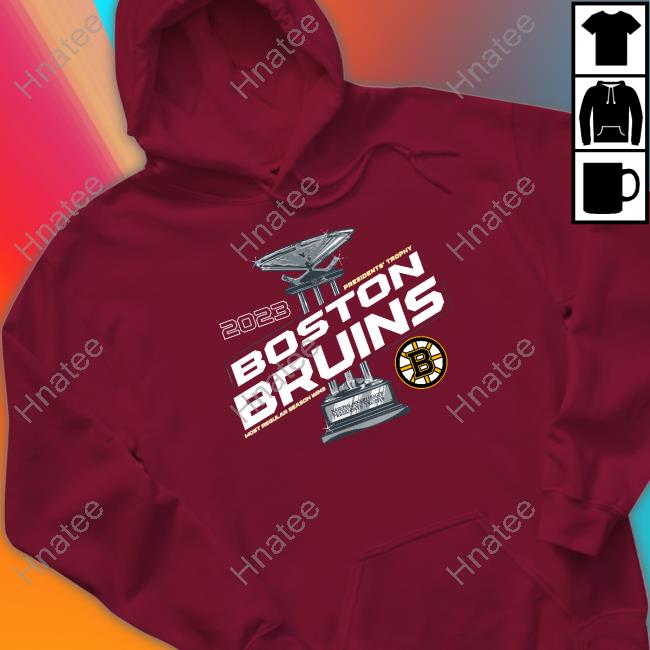 Nhl Boston Bruins Fanatics 2023 Presidents' Trophy Shirts