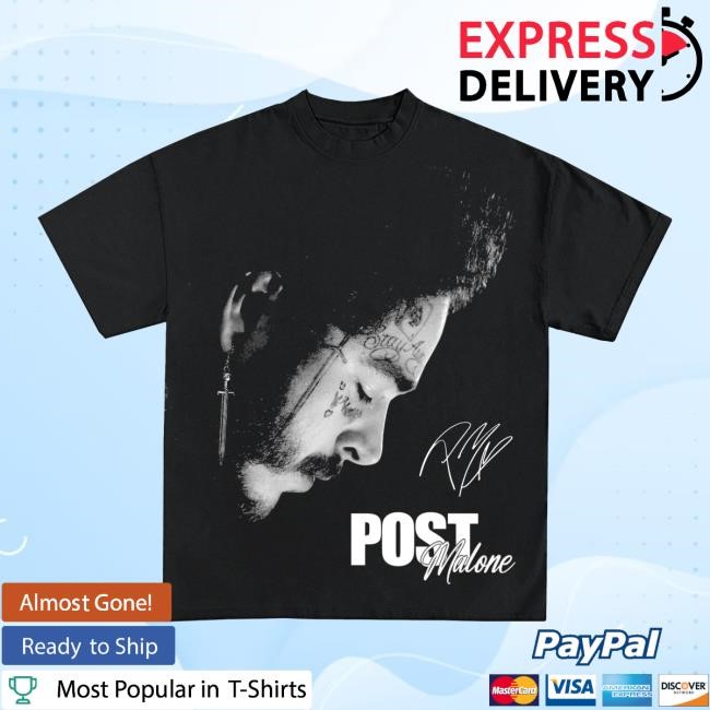Official Post Malone Jumbo Graphic Tshirt