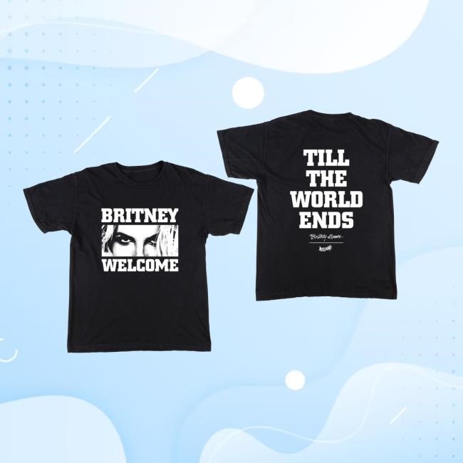 Welcome X Britney Spears World Ends Short Sleeve Tee