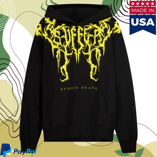 Official Svdden Death Merch Svdden Death Suffer Popover Hoodie SvddenDeath