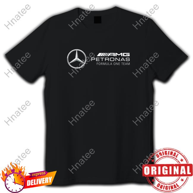 Official Mercedes-Amg Petronas F1 Team Store Mens Large Logo Retro Shirt