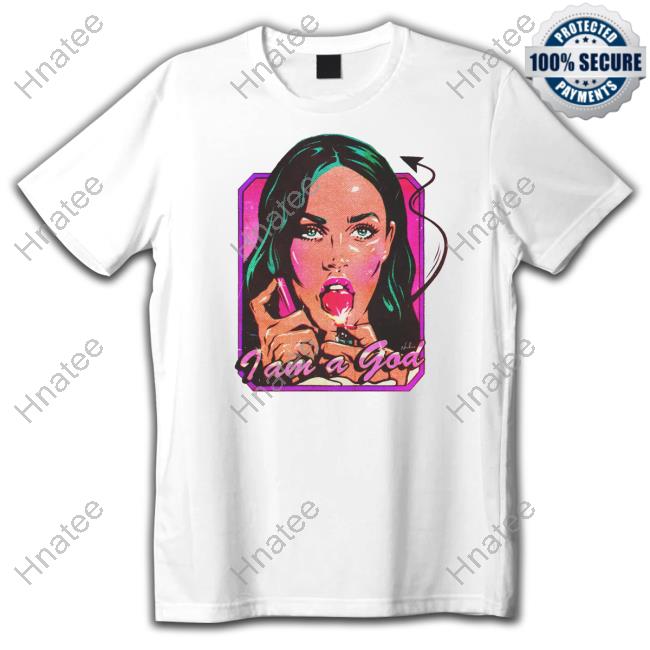 Official Nordacious Megan Fox I Am A God Tee