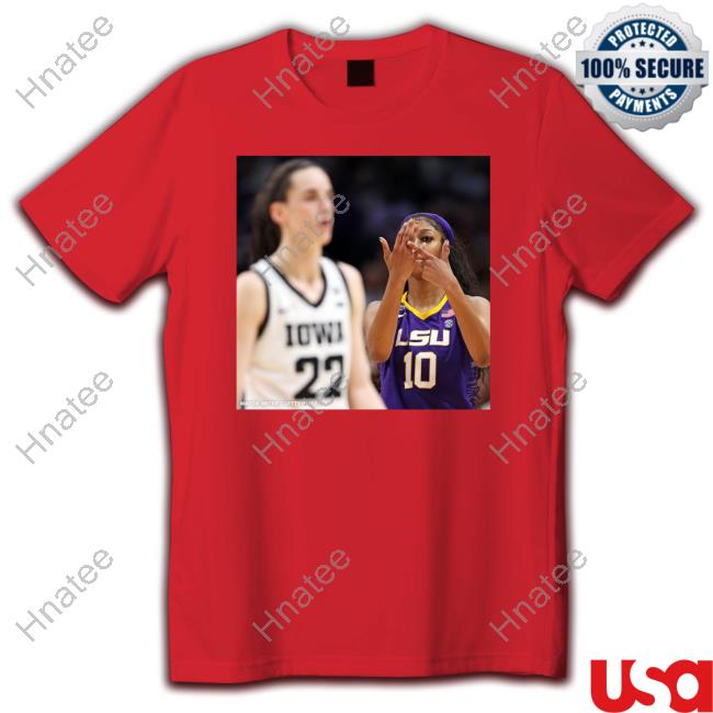Angel Reese Taunts Caitlin Clark You Can't See Me T-Shirt Espn