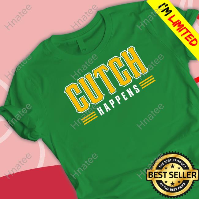 Pittsburgh Clothing Merch A.J. Burnett Cutch Happens 2023 Tee Shirt Pittsburgh Pirates