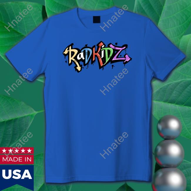 Neon Orange Radkidz Radffitti Shirt