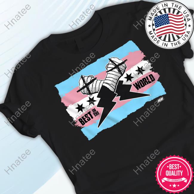 Official Aew Shop Best In The World Trans Pride Shirt