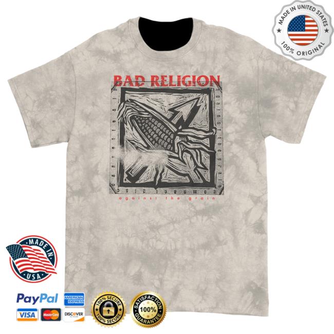 Official Kings Road Merch Store Bad Religion Against The Grain Stamp New Shirt (Tie Dye) BadReligion Kings Road Shop