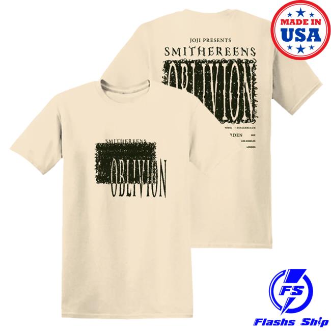 Official Joji Merch Store Natural Oblivion Shirt New Joji Apparel Clothing