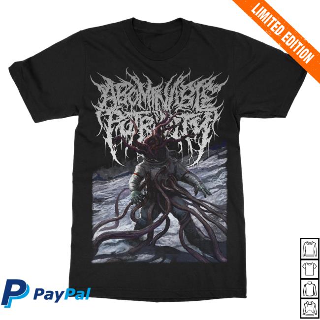 Official Indie Merch Store Shop Abominable Putridity "Deep Space Penetration" Tees Indiemerchstore