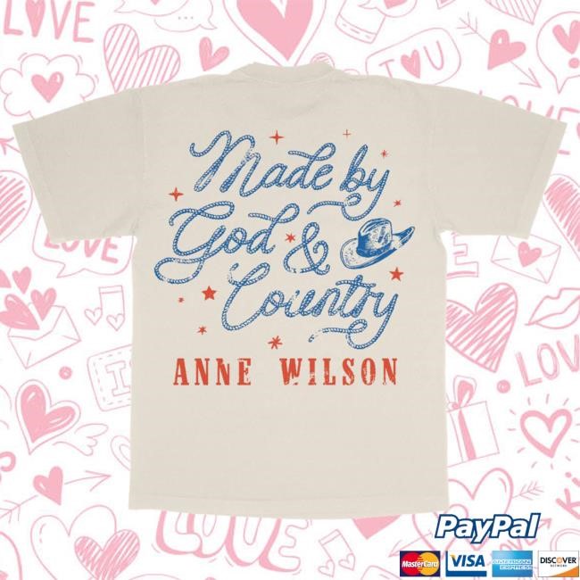 Official Anne Wilson Merch Store God & Country Youth Popover Shirt AnneWilson