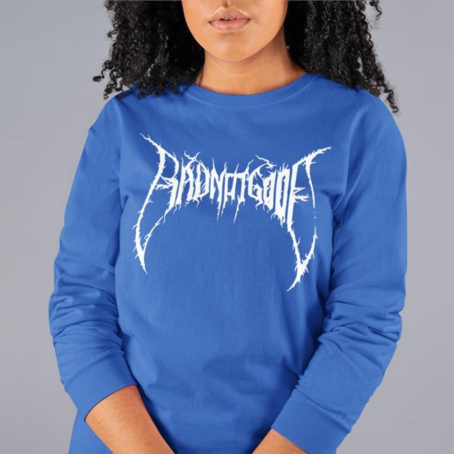Bad Not Good Merch Root Typo Sweatshirt