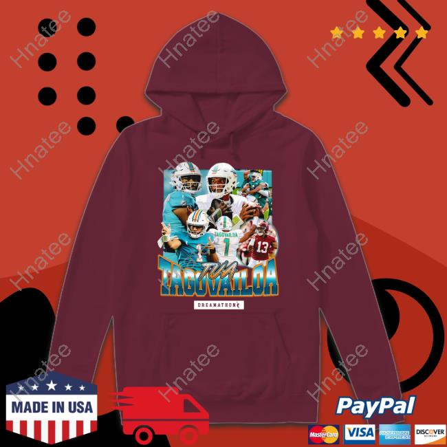 River Cracraft And Jaylen Waddle Tua Tagovailoa T Shirts Dreamathon Merch Miami Dolphins