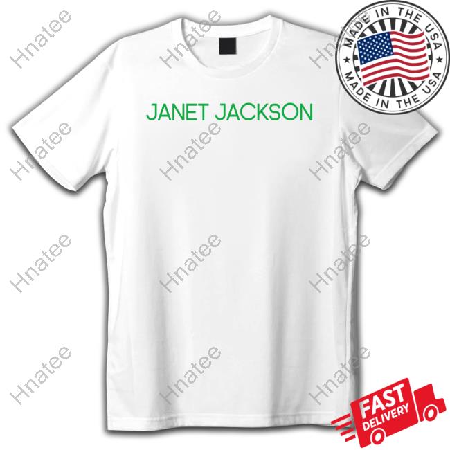 Janet Jackson White Sketch Tee
