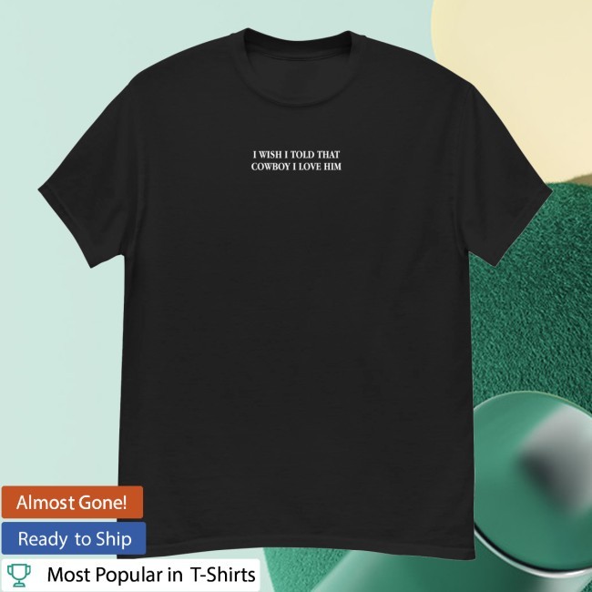 Official I Wish I Told Him Tee Shirt - Midnight Bandit