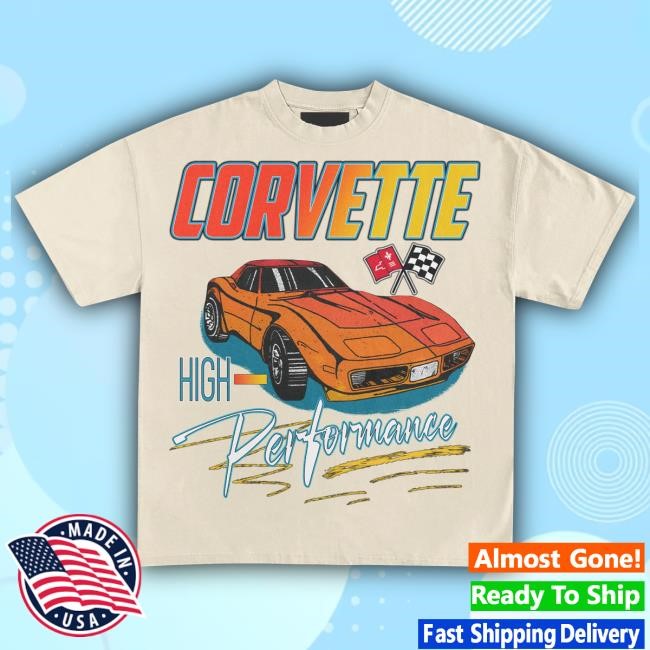 Official Heavyweight Legends Corvette High-Performance '74 Vintage Shirts